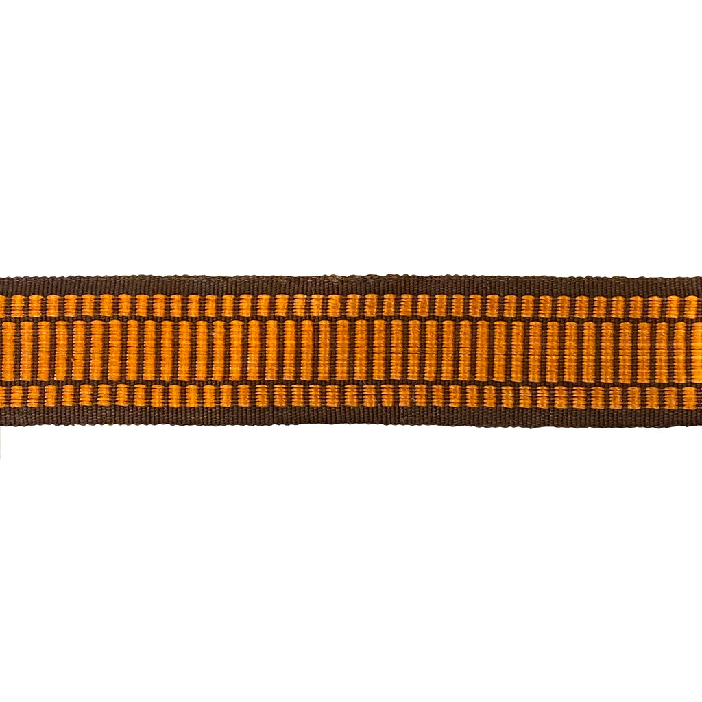 Estella Flat Tape Brown/Orange 5cm