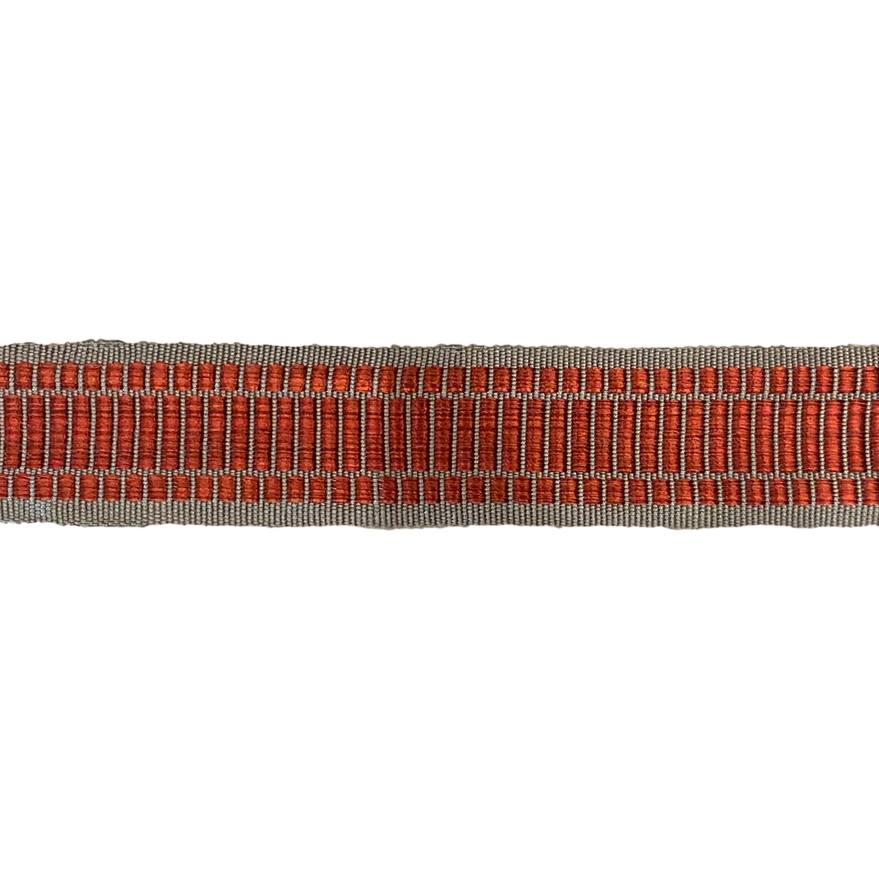 Estella Flat Tape Grey/Red 5cm