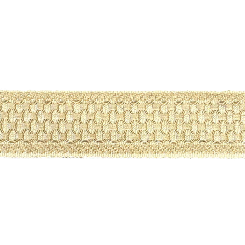 Estella Braided Trellis Tape Cream 6cm