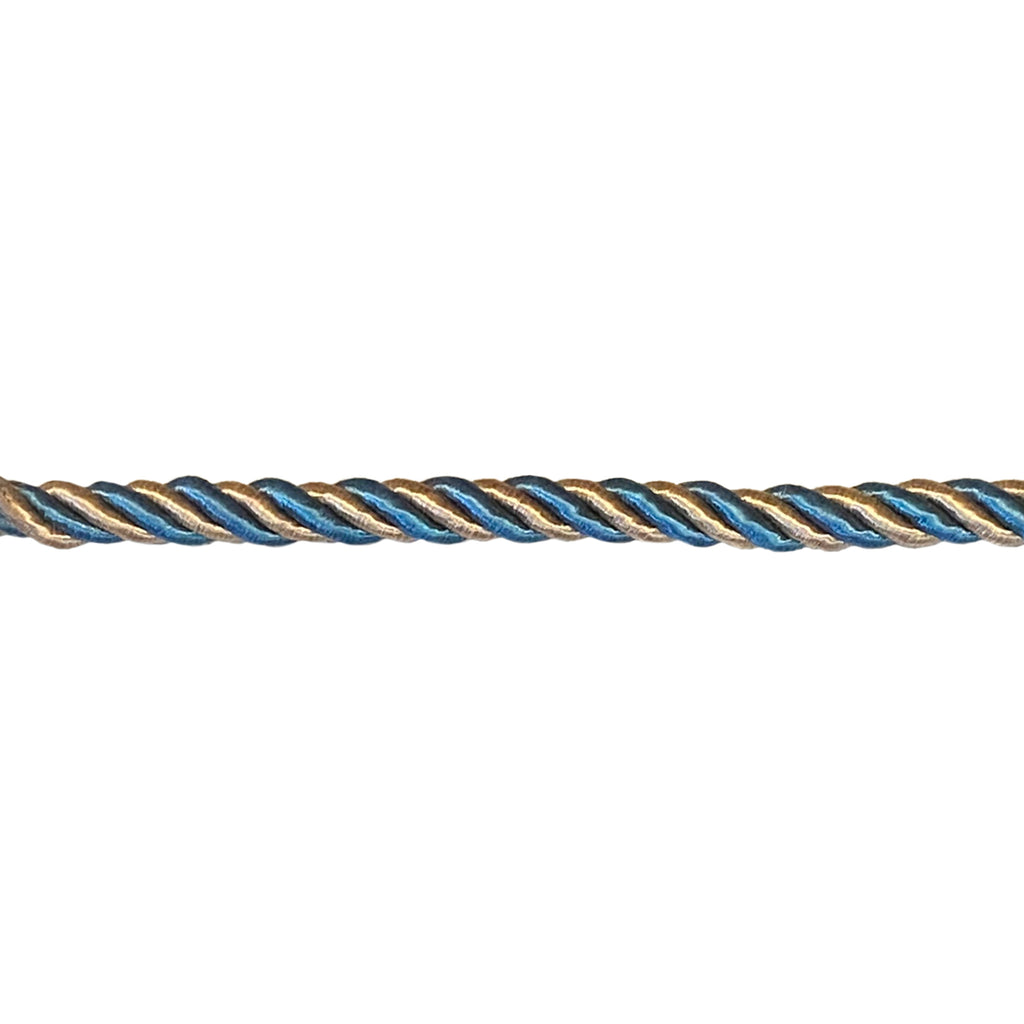 Estella Cord Blue/Caramel 1cm