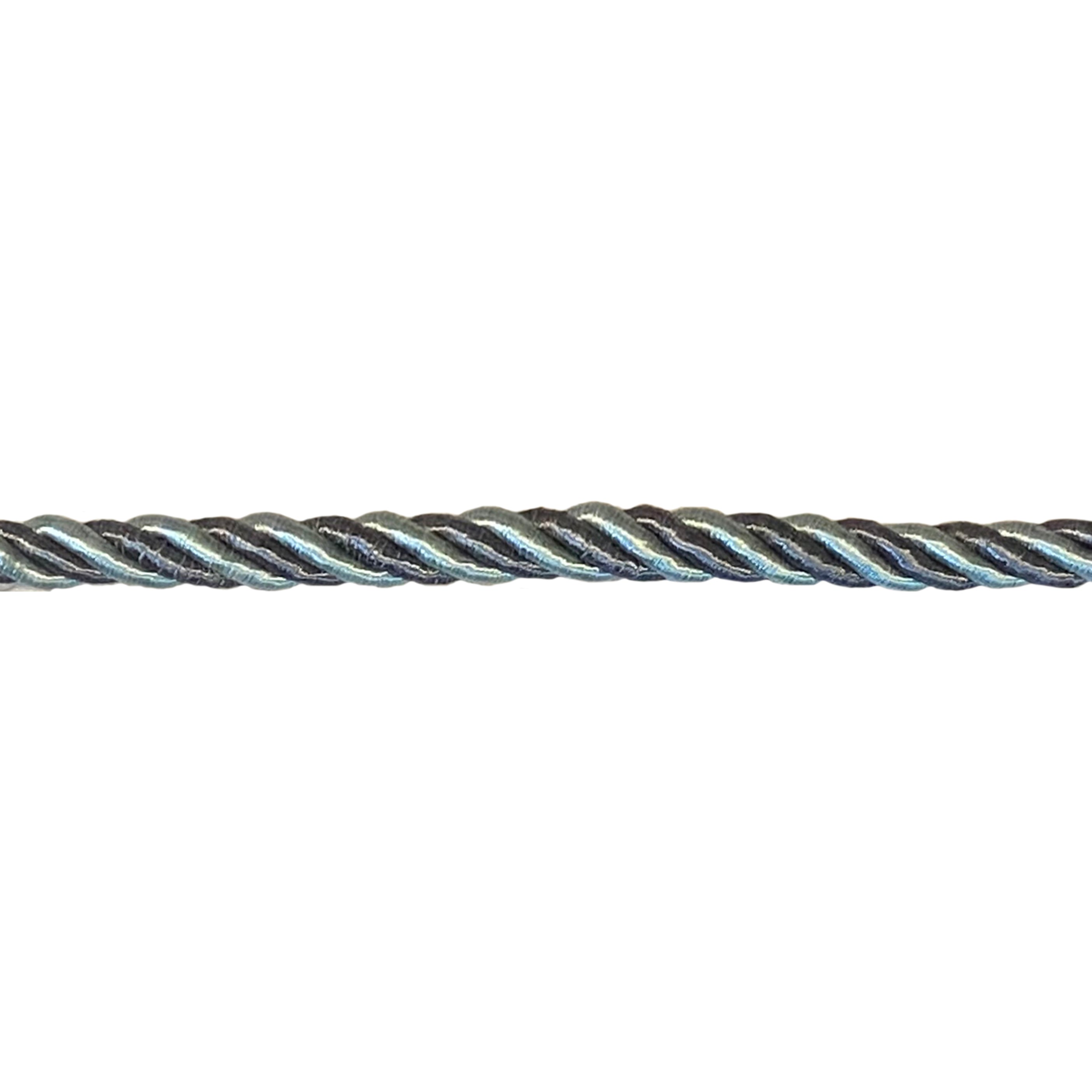 Estella Cord Aqua/Grey 1cm