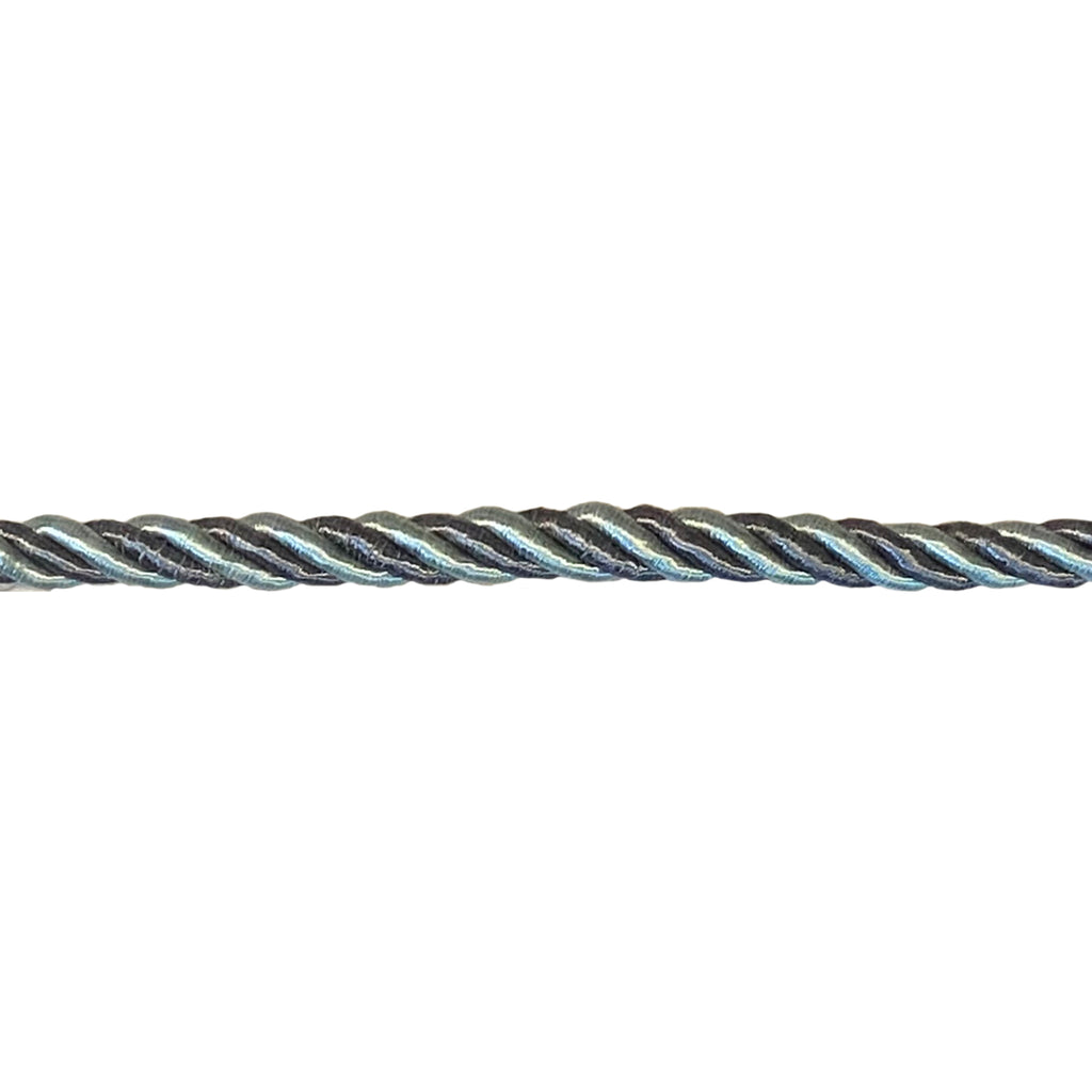 Estella Cord Aqua/Grey 1cm