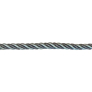 Estella Cord Aqua/Grey 1cm