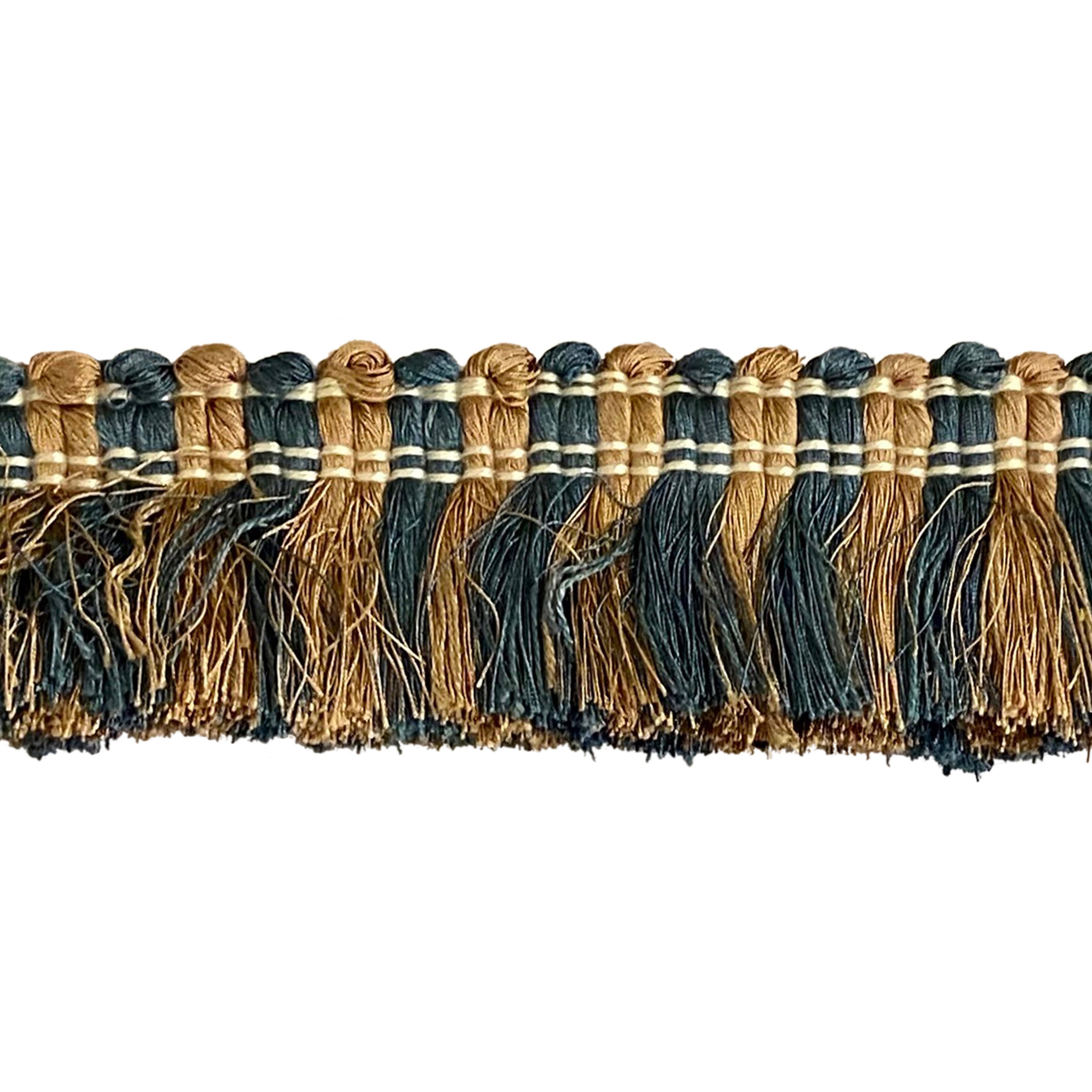 Estella Cut Fringe Tail Blue/Caramel 6cm