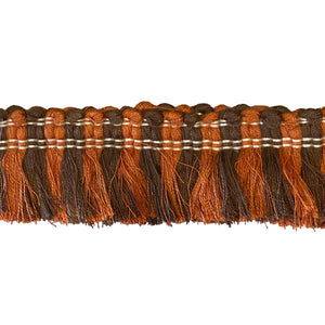 Estella Cut Fringe Tail Brown/Orange 6cm